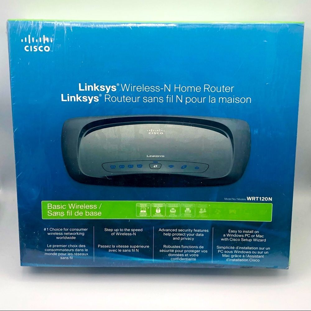 BNIB LINKSYS WIFI ROUTER WRT120N